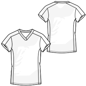 Fashion sewing patterns for Football T-Shirt 7760